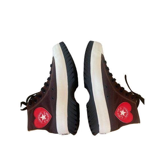 Converse Chuck Taylor Lugged 2.0 Sneaker Platform Brown Canvas 8 Men/Women 10 - Picture 5 of 14